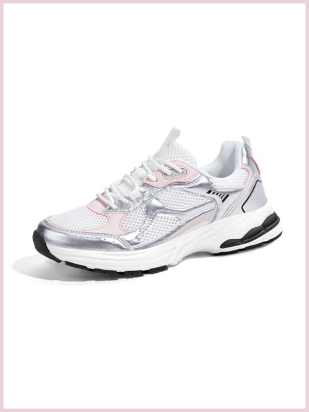Women's Chunky Platform Sneakers Breathable Mesh Athletic Walking Shoes